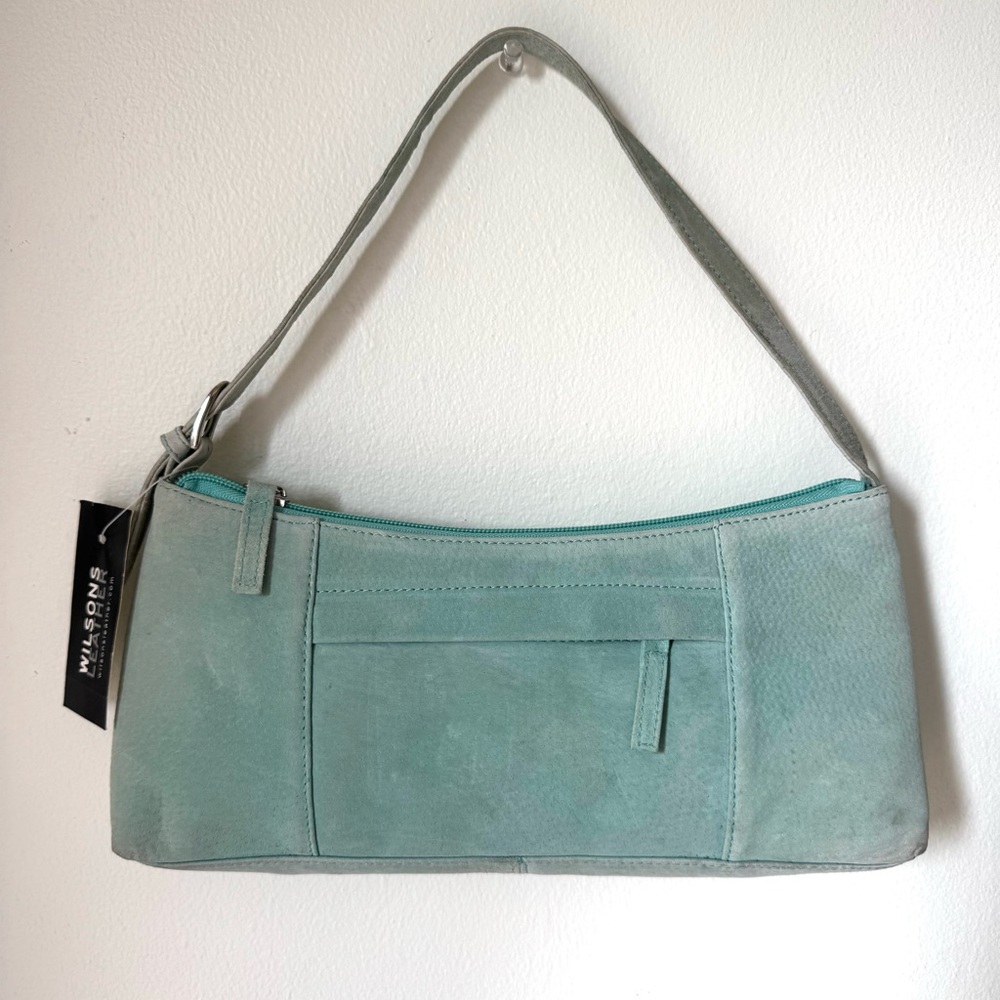 WILSON - NWT Light Blue Suede Shoulder Bag